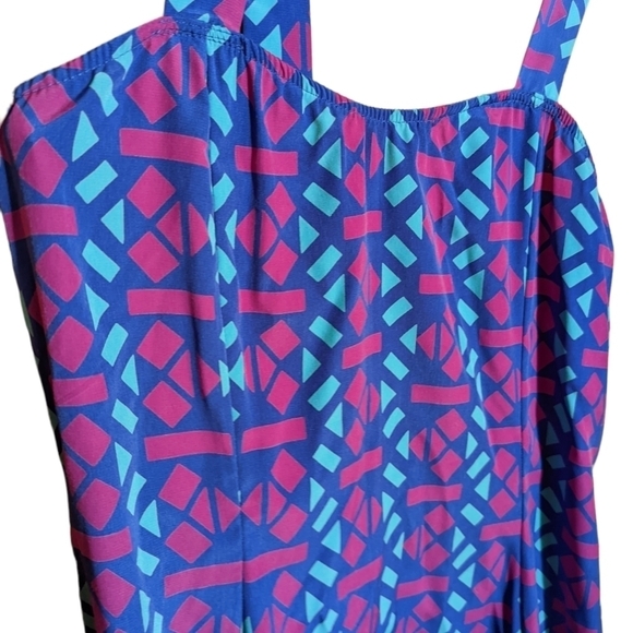 Everly A-line geometric dress - Picture 4 of 13